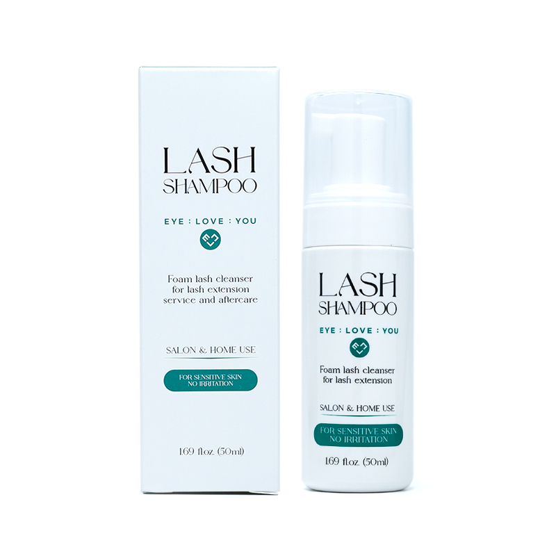 Eyelash Extension Foam Cleanser - Shampoo per Extension Ciglia 50ml, Detergente