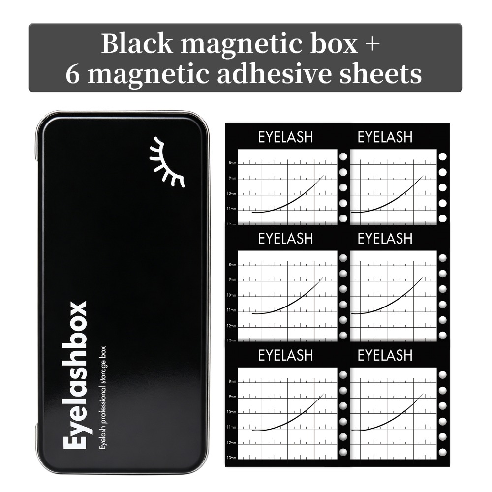 Lash Tray Organizer - Scatola Magnetica Portatile per Conservazione Ciglia,