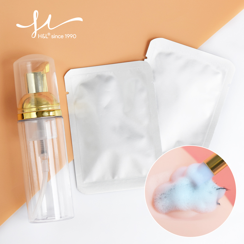 Eyelash Extension Foam Cleanser - H&L 5ml Shampoo per ciglia Concentrato