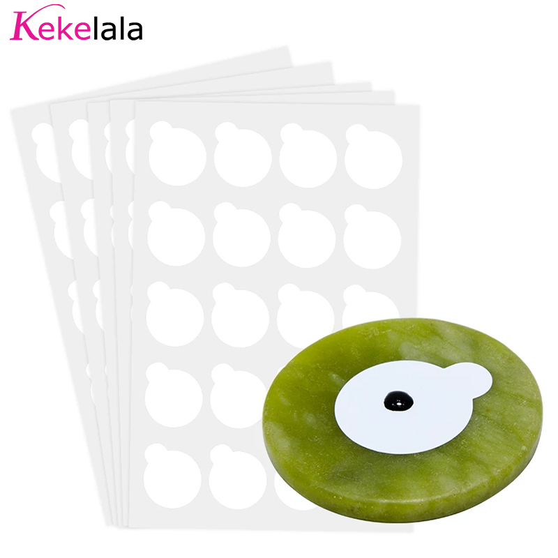 Eyelash Extension Double Lash - Set di 100 Adesivi per Colla