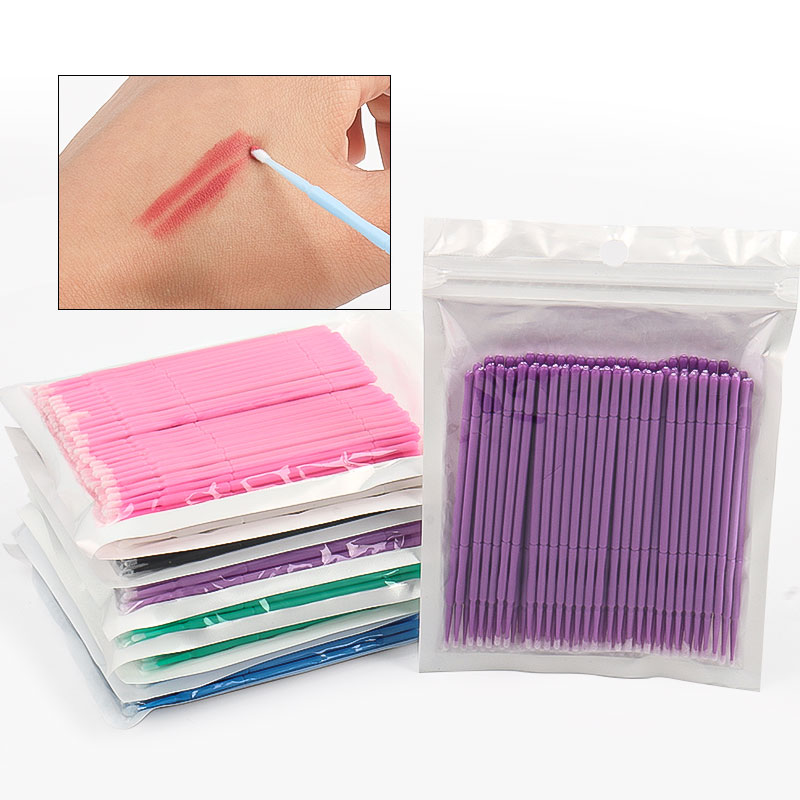 Eyelash Extension Double Lash - 100 pz/borsa Bambù Estensione Delle Ciglia