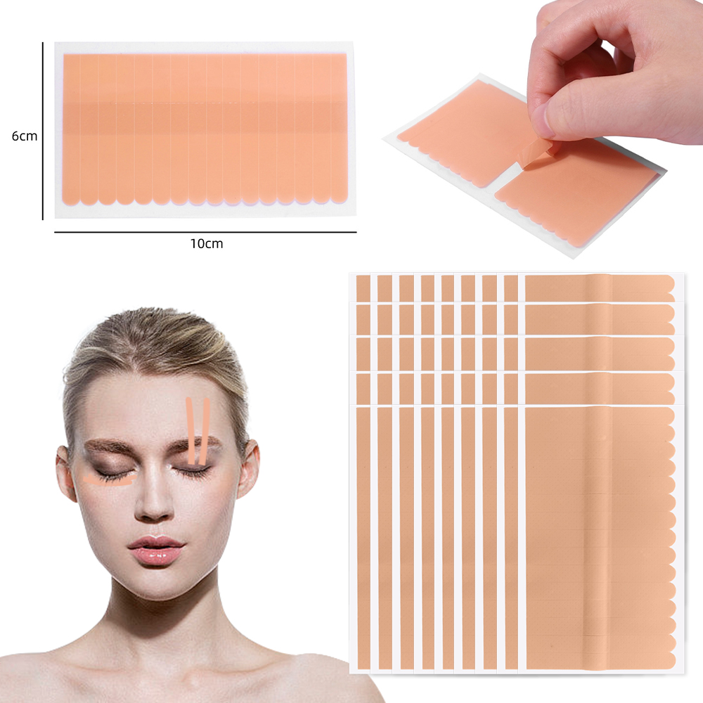 Eyelash Extension Double Lash - 10/20pcs Nastro per ciglia Non tessuto