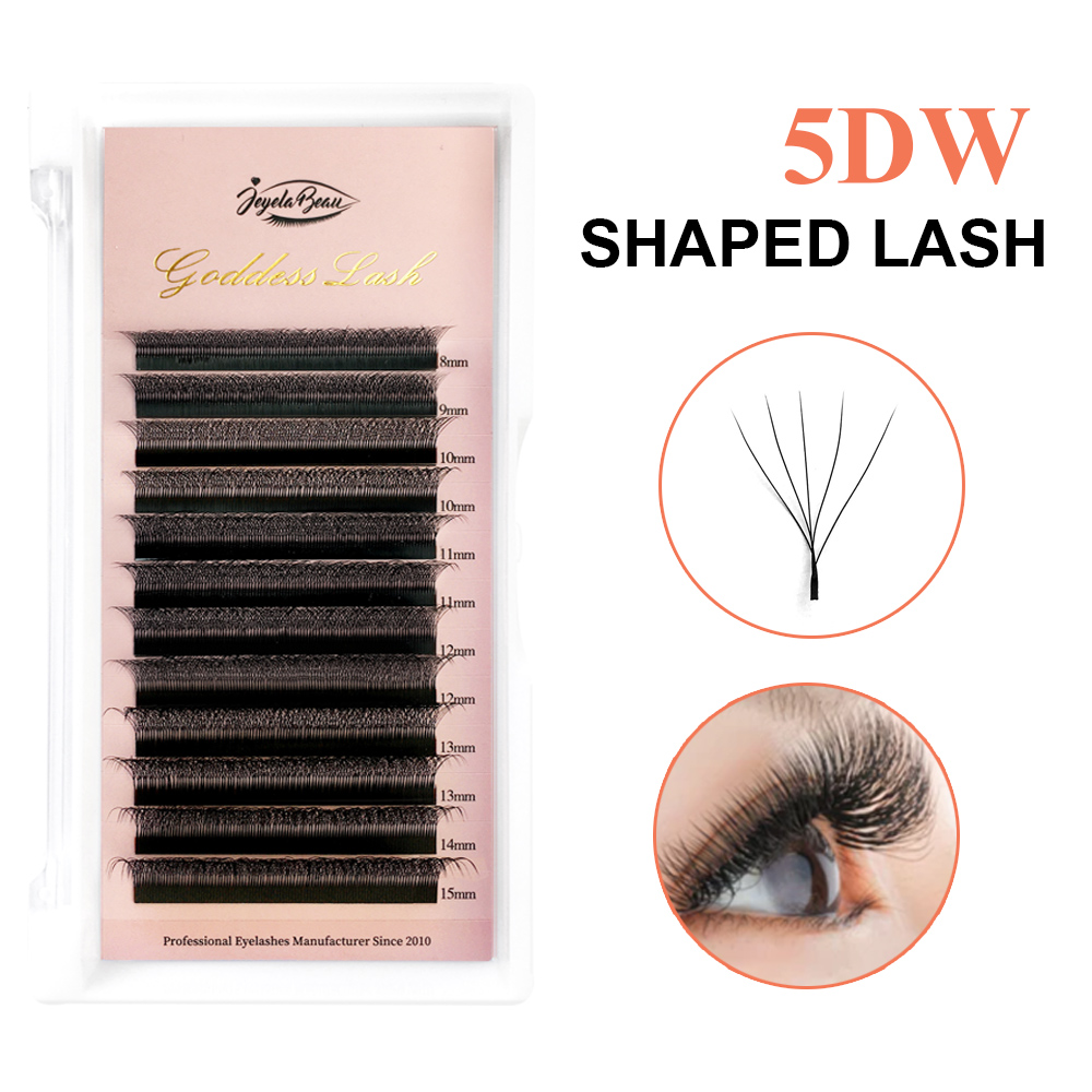 Eyelash Extension Mega Volume - Ciglia a W 5D Goddess, Extension