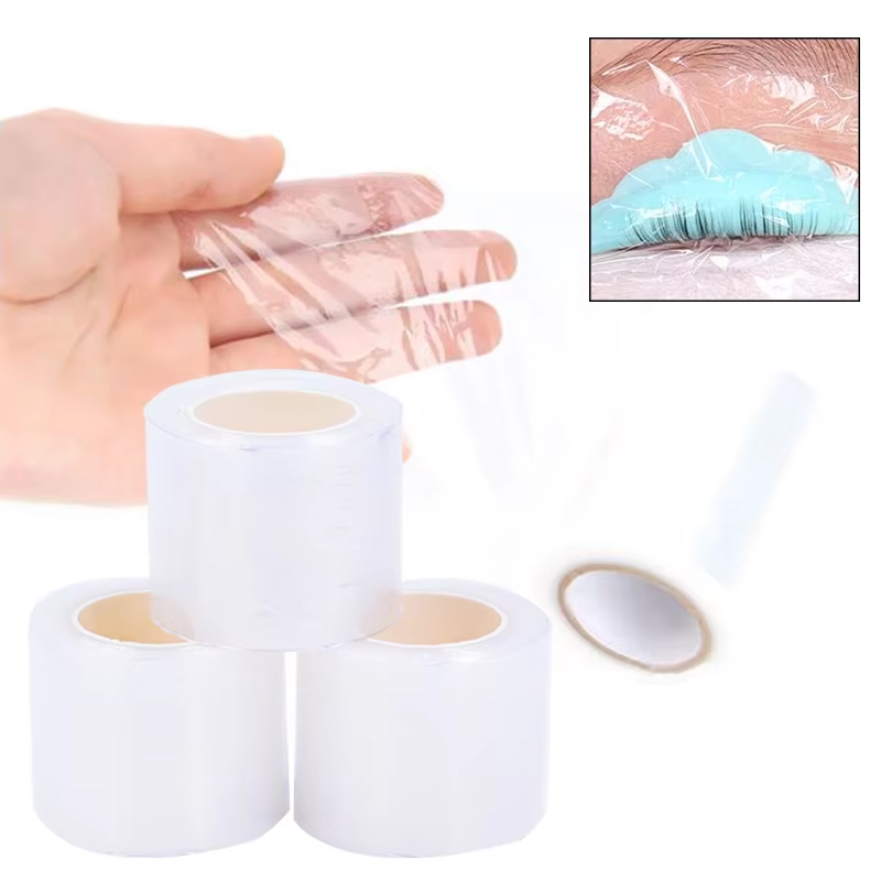 Eyelash Extension Double Lash - Pellicola Trasparente per Trucco 200m/Rotolo, per
