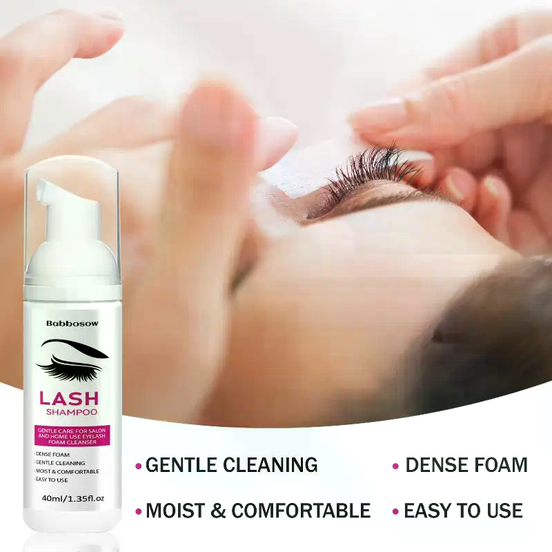Eyelash Extension Foam Cleanser - Shampoo in schiuma per extension ciglia
