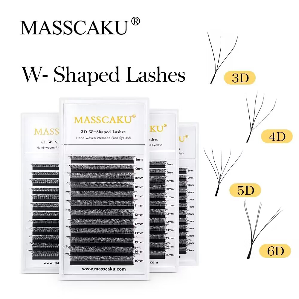 Eyelash Extension Volume Styles - MASSCAKU W Forma Bloom Estensioni ciglia