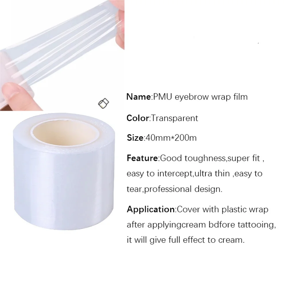 Eyelash Extension Permanent - 1 Rotolo 200M Pellicola Trasparente per