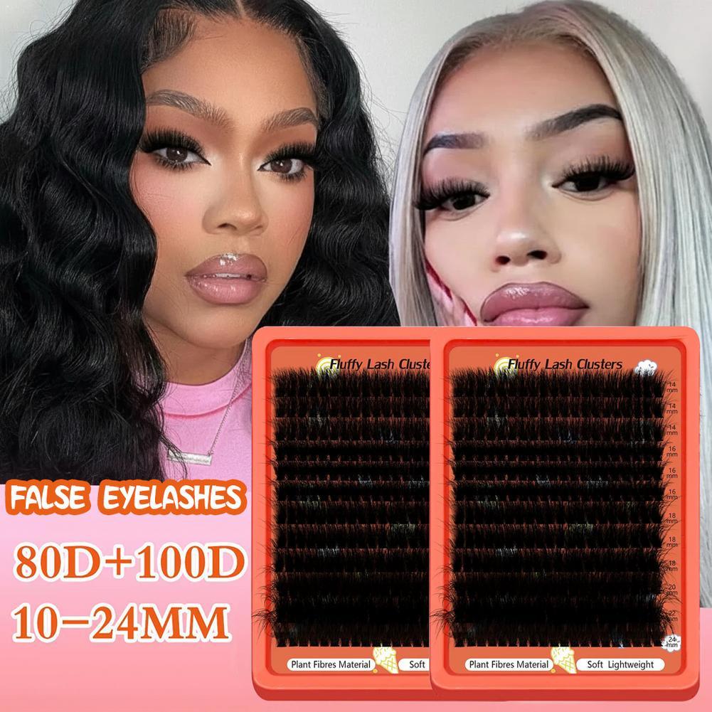 Eyelash Extension Mega Volume - Kit Ciglia Russe Volume 80D 100D