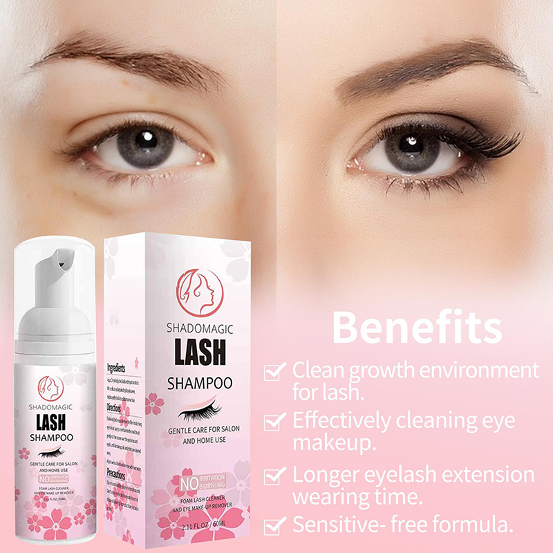 【A】 Shampoo detergente rapido  - Eyelash Extension Foam Cleanser recensione e prezzo