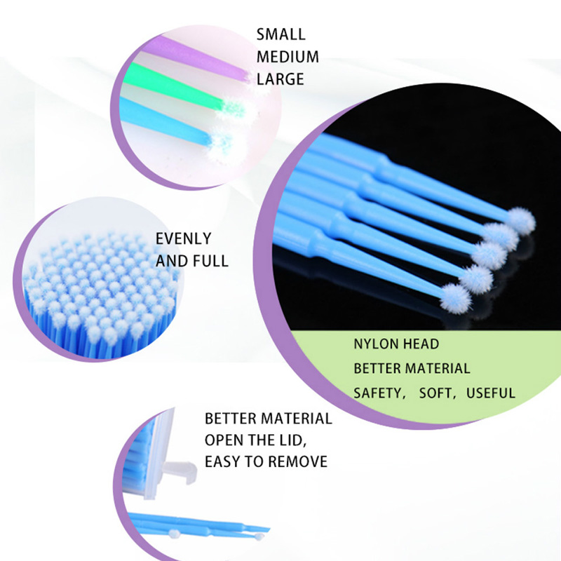 500 pz. Spazzolini/Applicatori - Eyelash Extension Double Lash recensione e prezzo