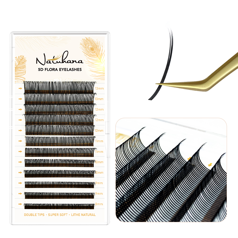 NATUHANA 5D W Style Flora Lash - Eyelash Extension Volume Styles recensione e prezzo