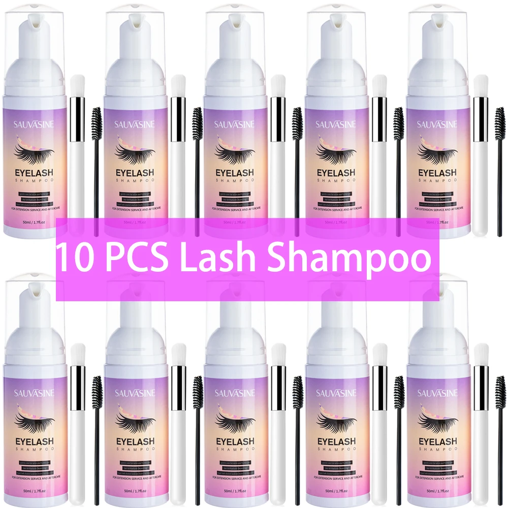 5/10PCS 50ML Estensione Delle  - Eyelash Extension Foam Cleanser recensione e prezzo