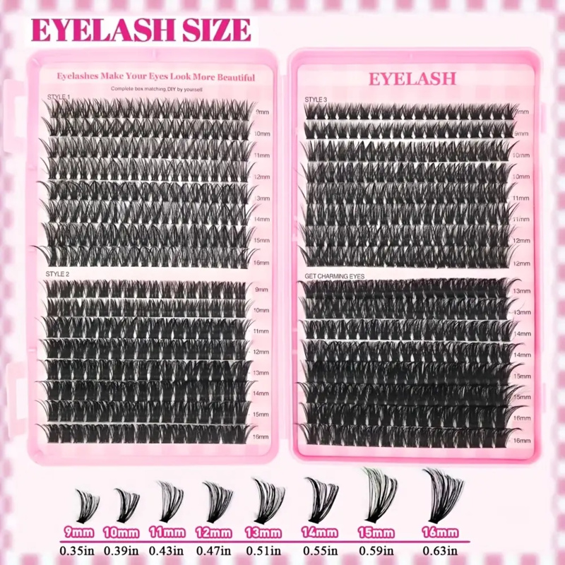 30/40/50/60/80/100D, spessore  - Eyelash Extension Volume Styles recensione e prezzo
