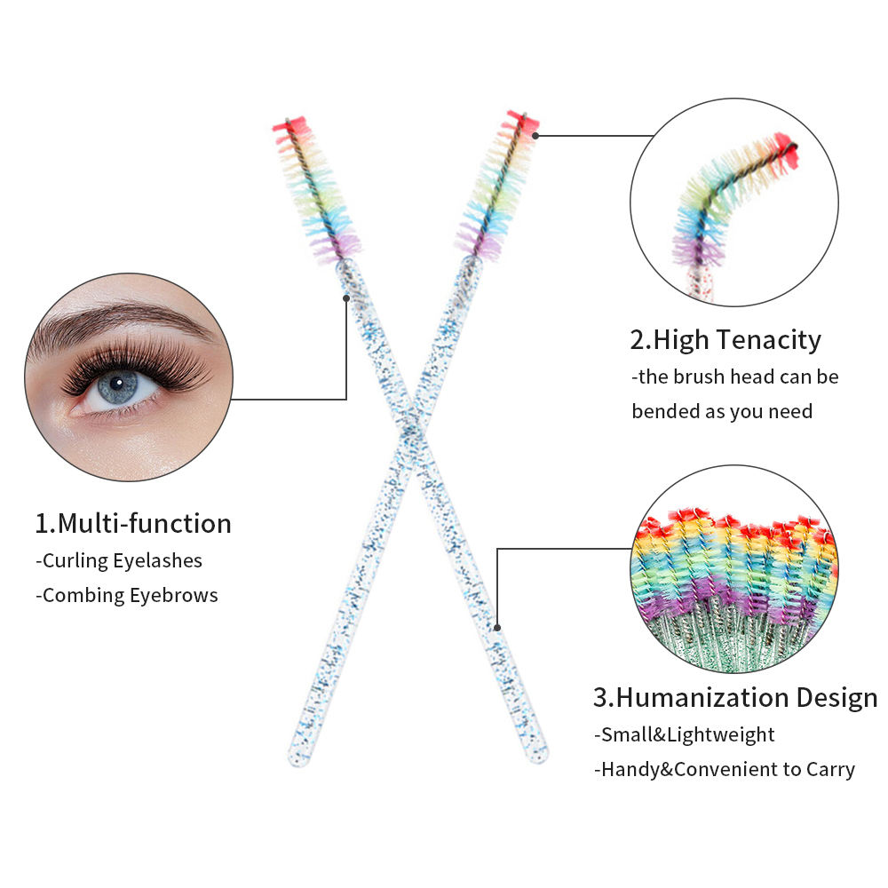50 Pezzi Pennelli per Trucco C - Eyelash Extension Double Lash recensione e prezzo