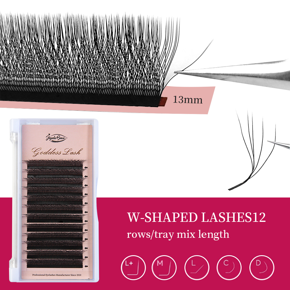 Extension ciglia Goddess W3D 4 - Eyelash Extension Volume Styles recensione e prezzo