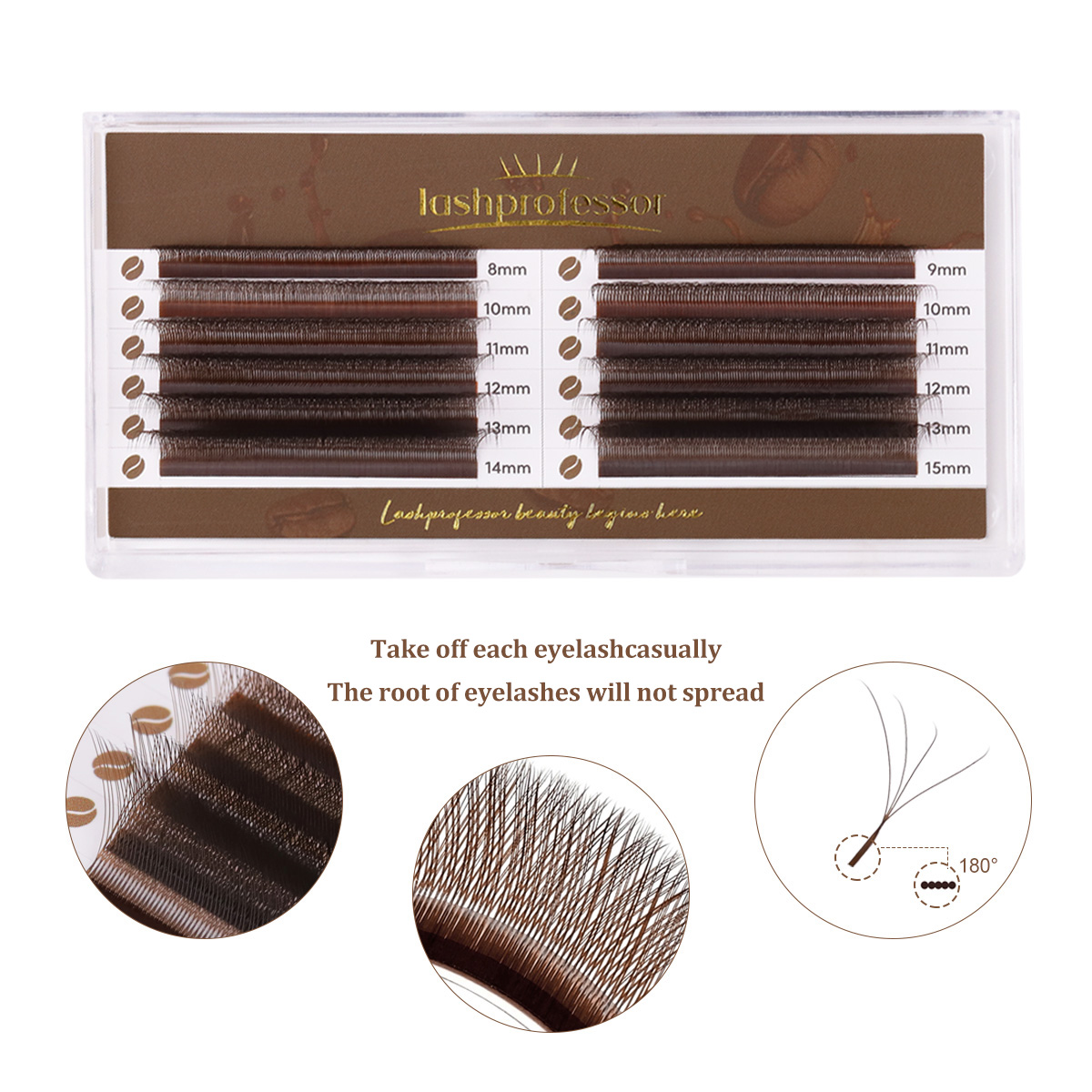 Lashprofessor Marrone 4D Esten - Eyelash Extension Volume Styles recensione e prezzo