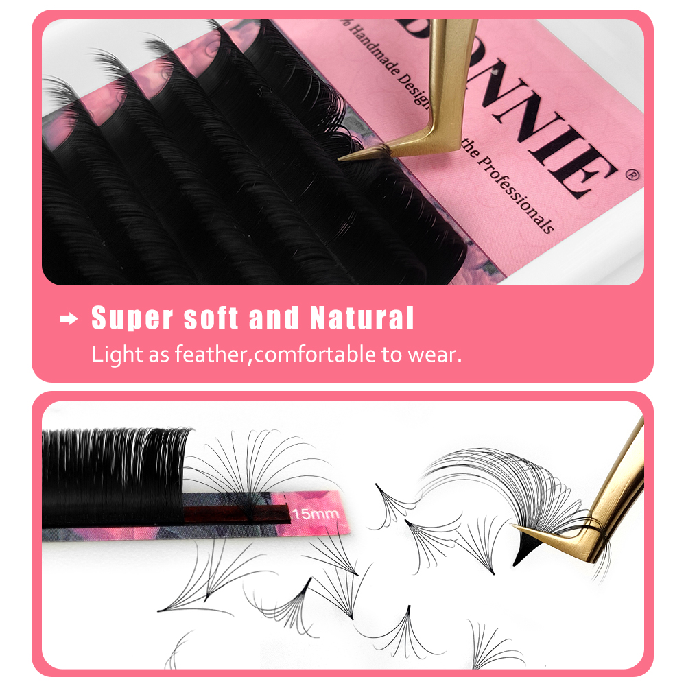 ABONNIE Ciglia a ventaglio fac - Eyelash Extension Mega Volume recensione e prezzo